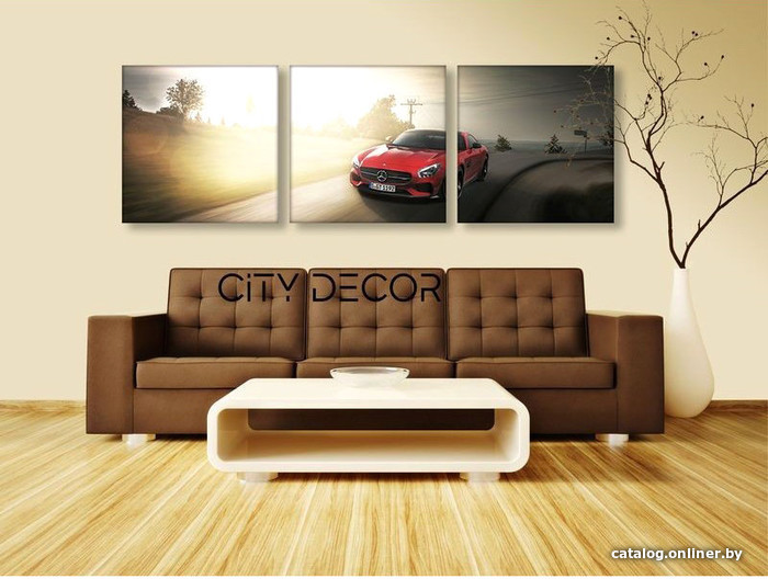

Модульная картина Citydecor Транспорт 3.26 37x117 см