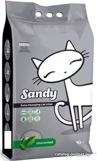 

Наполнитель для туалета Sandy Комкующийся без аромата 012/315003 (10 кг)