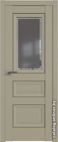 

Межкомнатная дверь ProfilDoors 2.94U 60x200 (шелгрэй, стекло square графит)