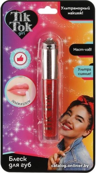 

Блеск для губ детский TikTok Girl LG61737TTG (красный)