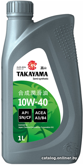 

Моторное масло Takayama 10W-40 API SN/CF 1л
