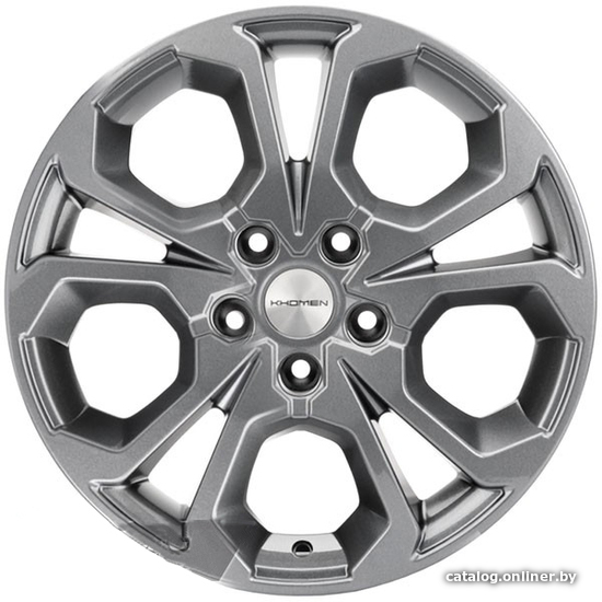 

Литые диски Khomen KHW1711 17x6.5" 5x114.3мм DIA 66.1мм ET 50мм Gray