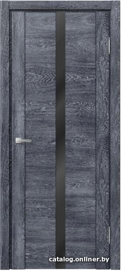 

Межкомнатная дверь MDF-Techno Dominika 226 90х200 (дуб шале графит, стекло лакобель черный)