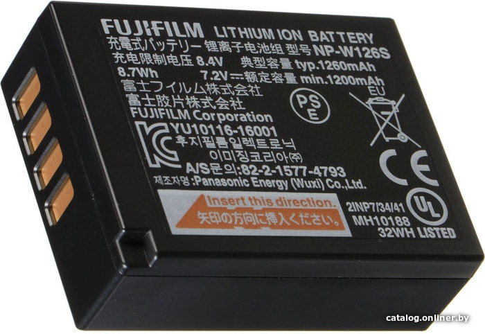 

Аккумулятор Fujifilm NP-W126S