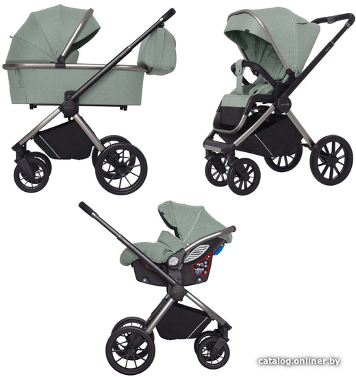 

Универсальная коляска Carrello Optima 2022 CRL-6504/1 (3 в 1, jade green)