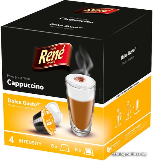 

Кофе в капсулах Rene Dolce Gusto Cappuccino 16 шт