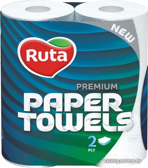 

Бумажные полотенца Ruta Premium (2 рулона)
