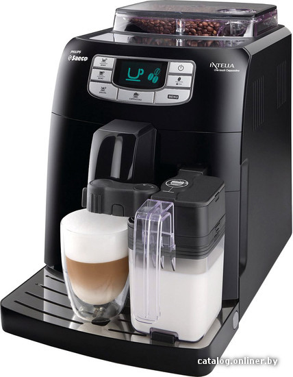 

Кофемашина Saeco Intelia One Touch Cappuccino (HD8753/19)