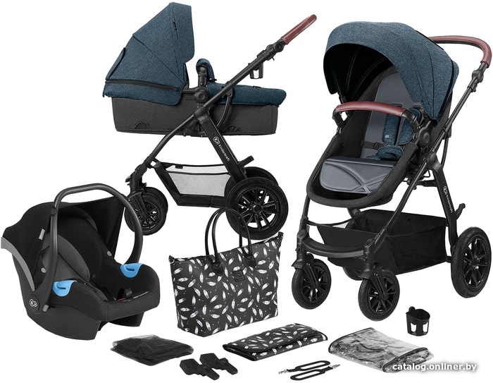 

Универсальная коляска KinderKraft XMoov (3 в 1, джинс)