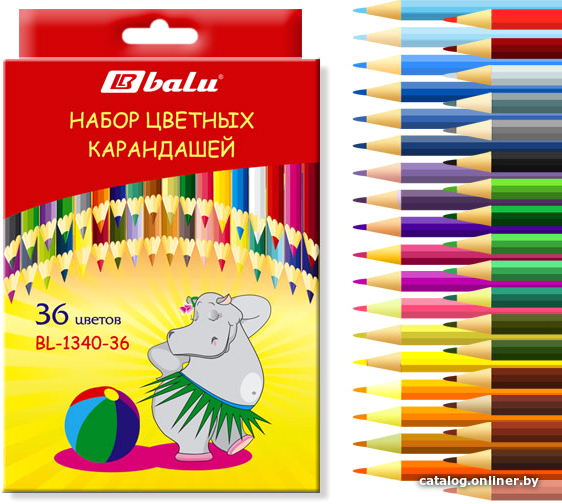 

Набор цветных карандашей Balu BL-1340-36 (36 цв)