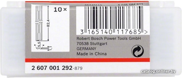 

Набор оснастки Bosch 2607001292 (10 предметов)