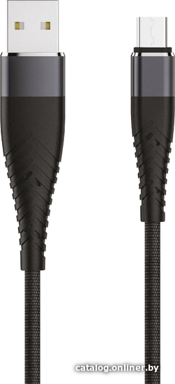 

Кабель Olmio 039516 USB Type A - microUSB (1.2 м, черный)