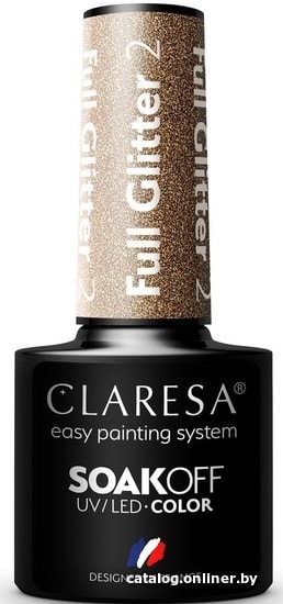 

Гель-лак Claresa Hybrid Full Glitter 2 5 мл