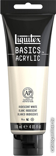 

Акриловая краска Liquitex Basics 1046238 (118 мл, белый иридисцентный)