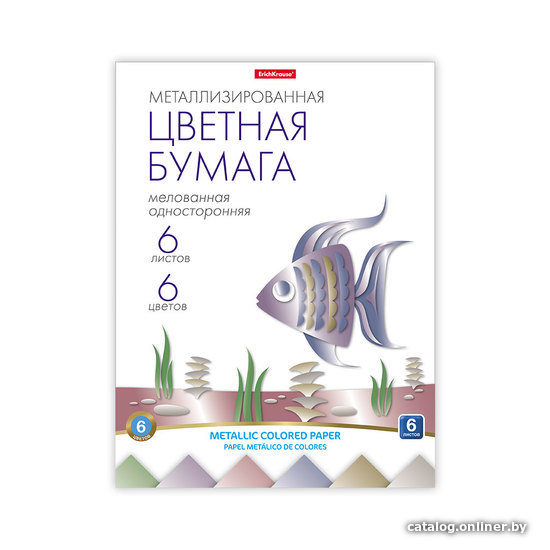 

Набор цветной бумаги Erich Krause 58483 (6 цв/6 л)
