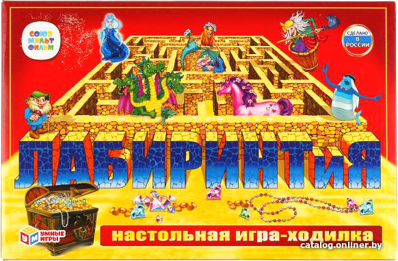 

Настольная игра Умные игры Лабиринтия. Союзмультфильм 4680013715243