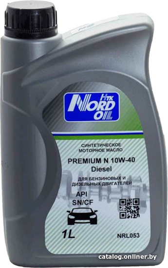 

Моторное масло Nord Oil Premium N dizel 10W-40 SN/CF 1л