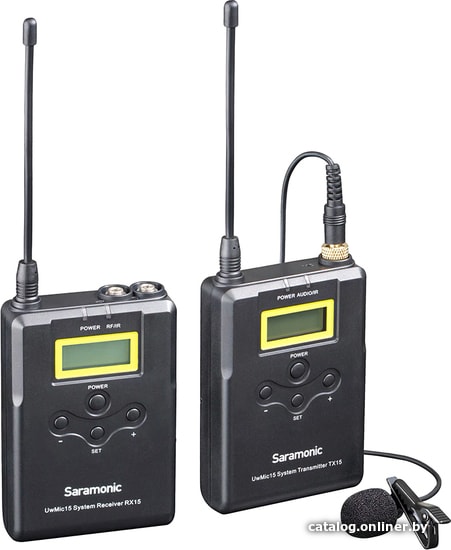 

Микрофон Saramonic UwMic15 RX15+TX15