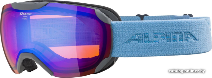 

Лыжная маска Alpina Pheos S Q-Lite 2021-22 A7214822 (Grey-Skyblue/Blue)