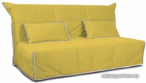 

Диван Трия Крокус 160х200 (микровелюр, Maserati 11 желтый/Pony Beige беж.)