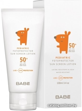

Средства для загара, автозагар Babe Лосьон детский солнцезащитный SPF 50+ 100 мл