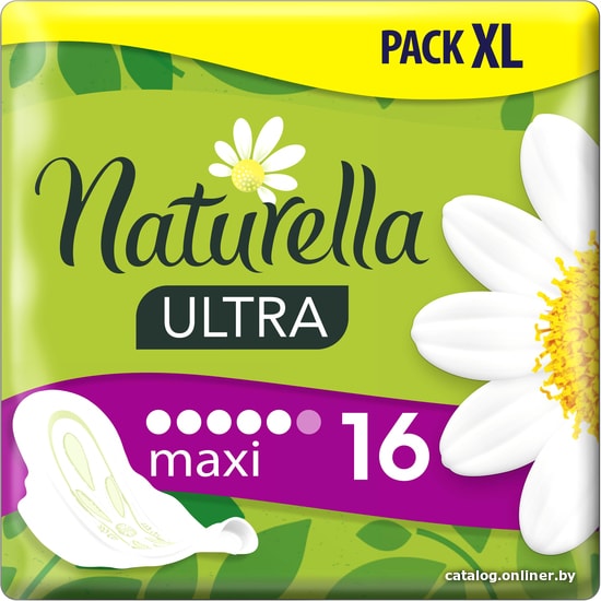 

Прокладки гигиенические Naturella Ultra Maxi Duo с ароматом ромашки (16 шт)