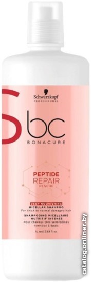 

Schwarzkopf Professional BC Bonacure Peptide Repair Rescue Micellar 1 л