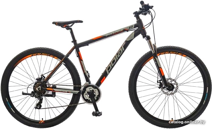 

Велосипед Polar Mirage Sport L 2021 (черный/оранжевый)