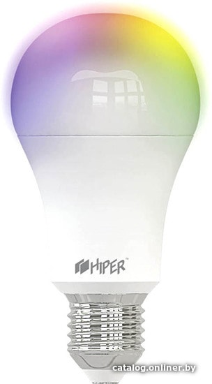 

Светодиодная лампочка Hiper IoT RGB A61 E27 12 Вт 2700-6500 К