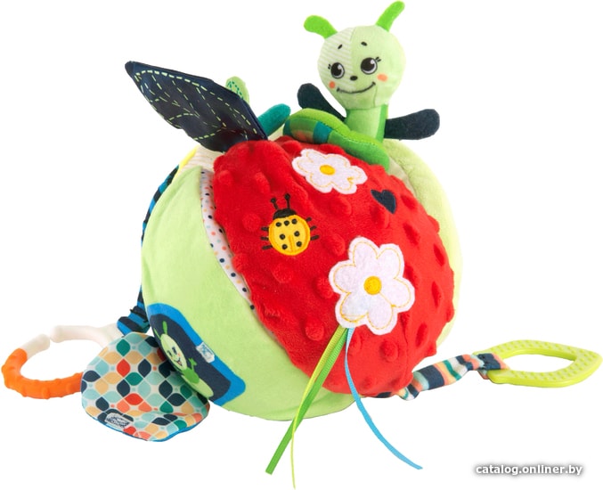 

Погремушка с прорезывателем Happy Snail Волшебное яблоко 19HS01FA