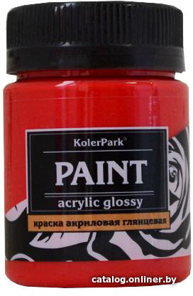 

Акриловая краска KolerPark Акриловая глянцевая (красный, 50 мл)