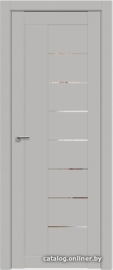 

Межкомнатная дверь ProfilDoors 17U 80x200 (манхэттен/мателюкс прозрачное)