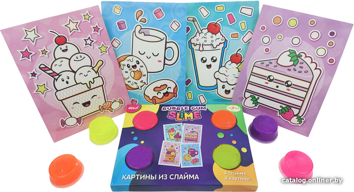 

Набор для создания поделок/игрушек Граф Жираф Картины из слайма GG82