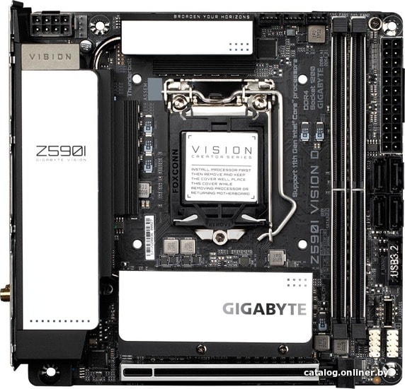 

Материнская плата Gigabyte Z590I Vision D (rev. 1.0)