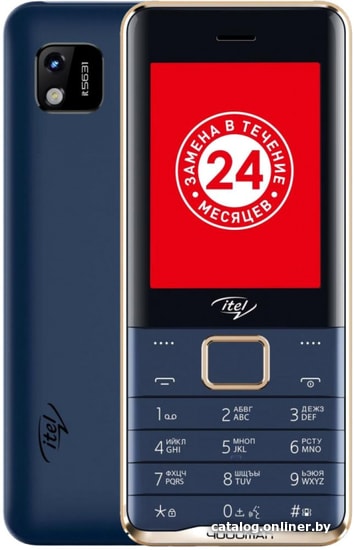 

Кнопочный телефон Itel IT5631 (синий)
