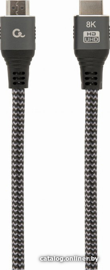 

Кабель Cablexpert CCB-HDMI8K-2M HDMI - HDMI (2 м, черный/серый)