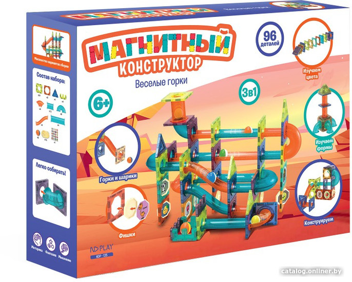 

Магнитный конструктор ND Play NDP-125 Веселые горки