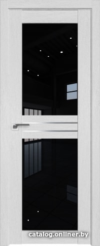 

Межкомнатная дверь ProfilDoors 2.56XN 50x200 (монблан, стекло черный триплекс)