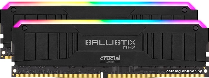 

Оперативная память Crucial Ballistix Max 2x8GB DDR4 PC4-32000 BLM2K8G40C18U4BL