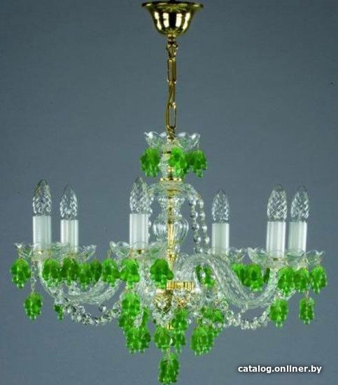 

Подвесная люстра ArtGlass Gizela Vi. Vino Light Green St