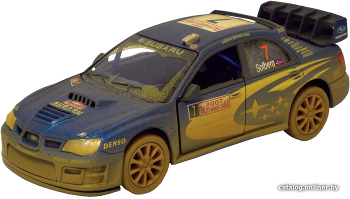 

Легковой автомобиль Kinsmart Subaru Impreza WRC 2007 Muddy KT5328WY (в ассортименте)
