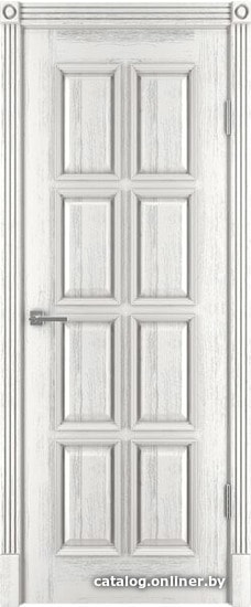 

Межкомнатная дверь Юркас Лондон ДГ Ф8 90x200 (эмаль серебро)