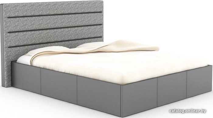 

Кровать Bon Mebel Севилья с ПМ 140x200 (кожзам серый)
