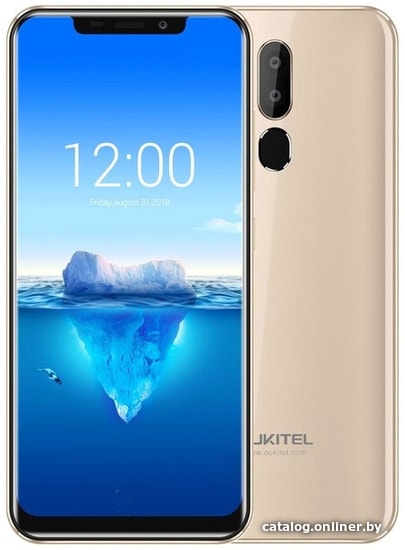 

Смартфон Oukitel C12 Pro (золотистый)