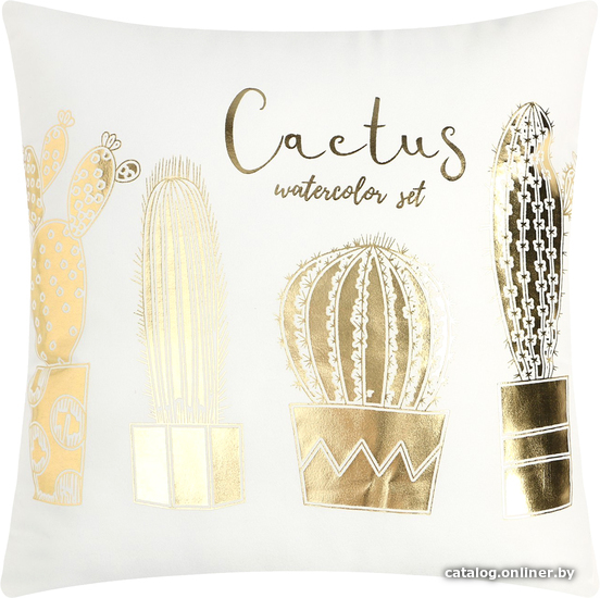 

Декоративная подушка Этель Cactus 9537544 (42x42, велюр)