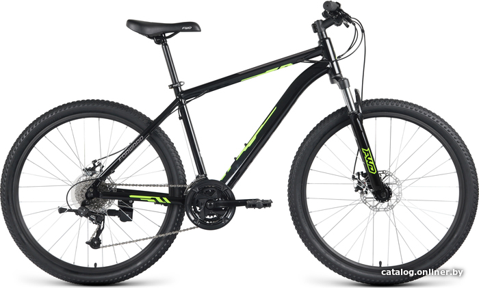 

Велосипед Forward Katana 27.5 D 2023 (черный/ярко-зеленый)