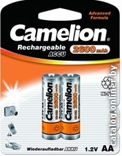 

Аккумулятор Camelion AA 2600mAh 2 шт. [NH-AA2600-BP2]