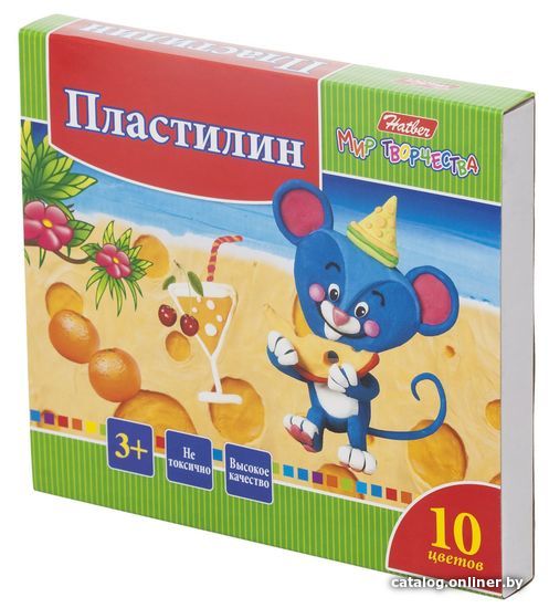 

Пластилин Hatber Ушастики KPn_10880 (10 цв.)