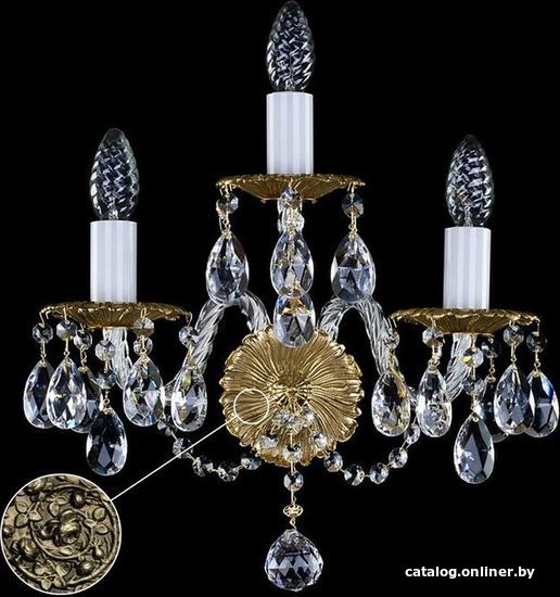 

Бра ArtGlass Chloe Iii. Brass Antique Ce