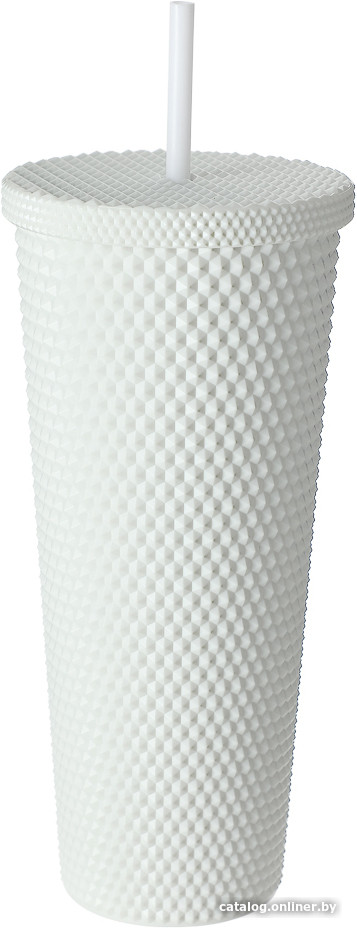 

Многоразовый стакан Miniso Durian Design 680мл (белый)